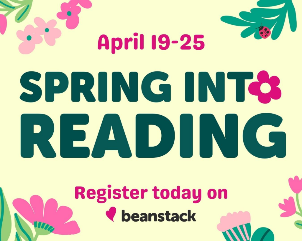 Spring Reading Challenge Graphic